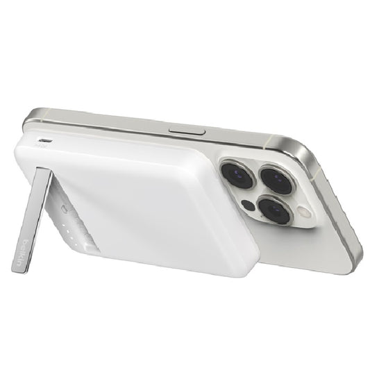 Belkin BoostCharge Qi2 15W 5K Magnetic Power Bank - White(BPD006BTWH), 2xUSB-C, image 1
