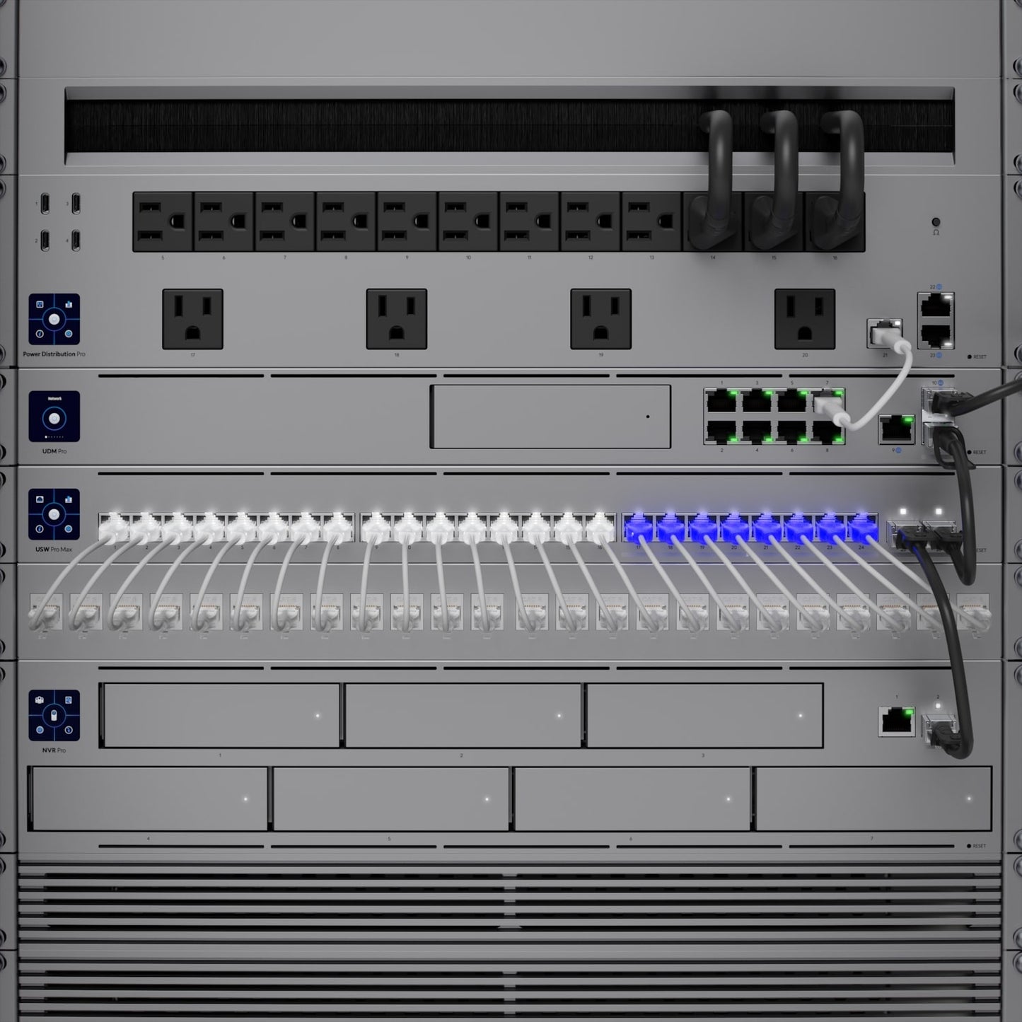 Ubiquiti Pro Max 24, 24-port, Layer 3 Etherlighting Switch, 2.5 GbE, 16 GbE RJ45 image 3