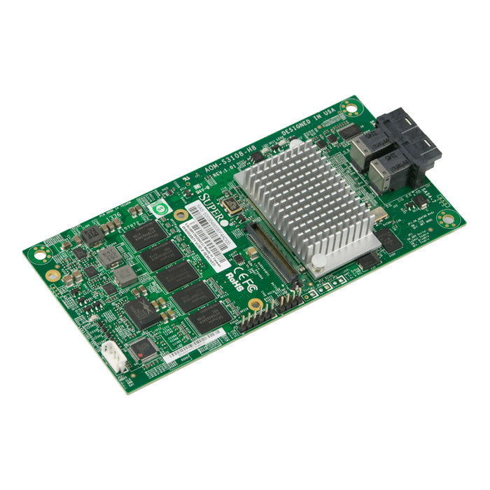 Supermicro AOM-S3108M-H8 - storage controller (RAID) - SAS 12Gb/s - PCIe image 0
