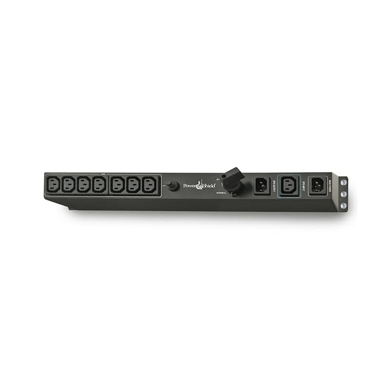 Powershield Rack Mount Bypass Switch Plus Hot Swap PDU for 1 & 2kVA, 1U, 10Amp image 1