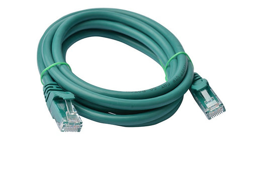 8Ware CAT6A Cable 2m - Green Color RJ45 Ethernet Network LAN UTP Patch Cord Snag image 1