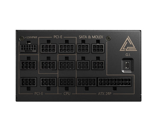 MSI MEG Ai1300P PCIE5 1300W ATX Power Supply Unit 80 PLUS Platinum (up to 92%) A image 1