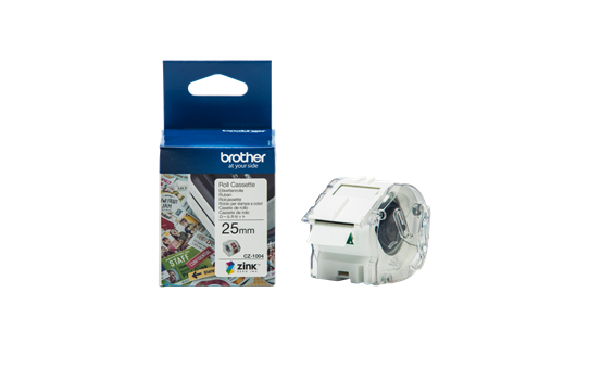 Brother CZ-1004 Full Colour continuous label roll, 25mm wide to Suit VC-500W image 0