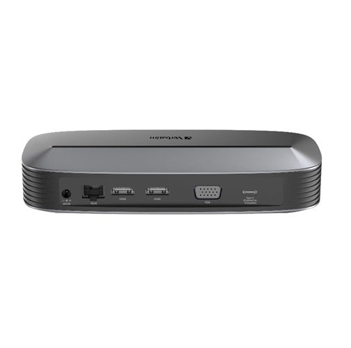 Verbatim 4K USB-C Triple Monitor Docking Station with 70W Power - 13-in-1, 2x HD image 1