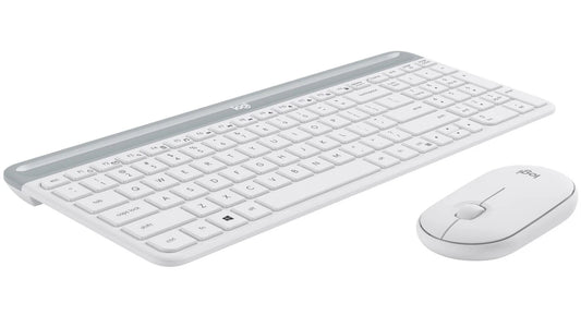 Logitech MK470 Slim Wireless Keyboard & Mouse Combo β Ultra Quiet, Nano Receiver