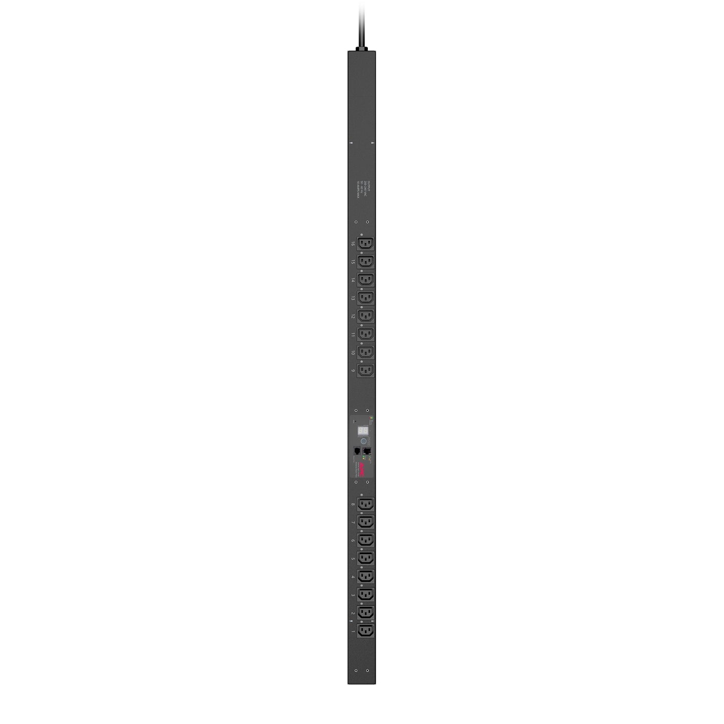 APC Switched Rack PDU, 0U, 230V/10A Input, 16x IEC C13 Outlets image 0