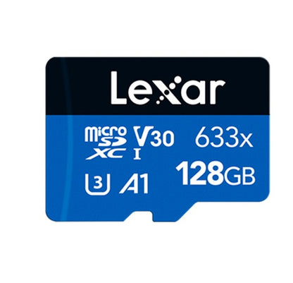 Lexar High-Performance 633x 128GB microSDHC™/ microSDXC™ UHS-I Card BLUE Ser image 0