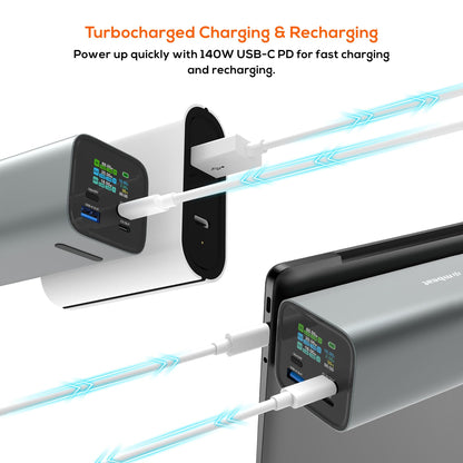 mbeat Gorilla Power 27000mAh USB-C PD 140W Power Bank for Laptop/Tablet/Smartpho image 2