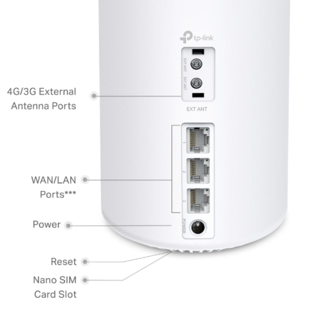 TP-Link Deco X10-4G(1-pack) 4G+ AX1500 Whole Home Mesh WiFi 6 Gateway image 1