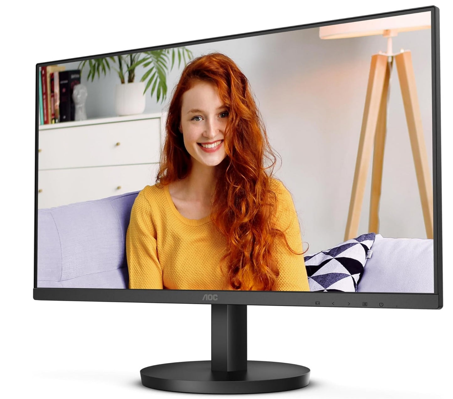 AOC 27' IPS, 120Hz, 250cd/m2,  Full HD 1920 ×1080  2w Speakers, 3-Way Frameless image 0
