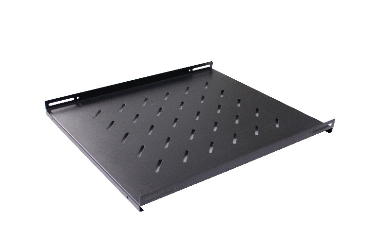 LDR Fixed 1U 550mm Deep Shelf Recommended for 19' 800mm Deep Cabinet - Black Met image 3