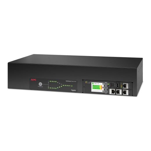 APC Netshelter Rack Automatic Transfer Switch, 2U, 32A, 230V, 2 IEC 309 IN, 16 C image 0