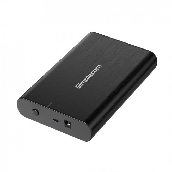 Simplecom SE331 Aluminium 3.5'' SATA to USB-C External Hard Drive Enclosure USB image 0