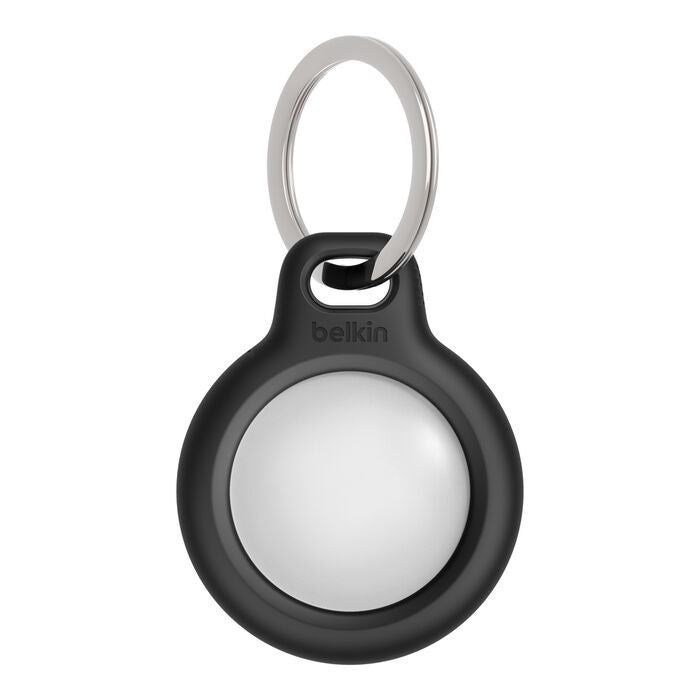 Belkin Secure Holder with Key Ring for AirTag - Black(F8W973btBLK),Advanced Scra image 1