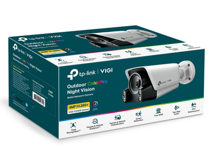 TP-Link VIGI 4MP C340S(4mm)  Outdoor ColourPro Night Vision Bullet Network Camer image 0