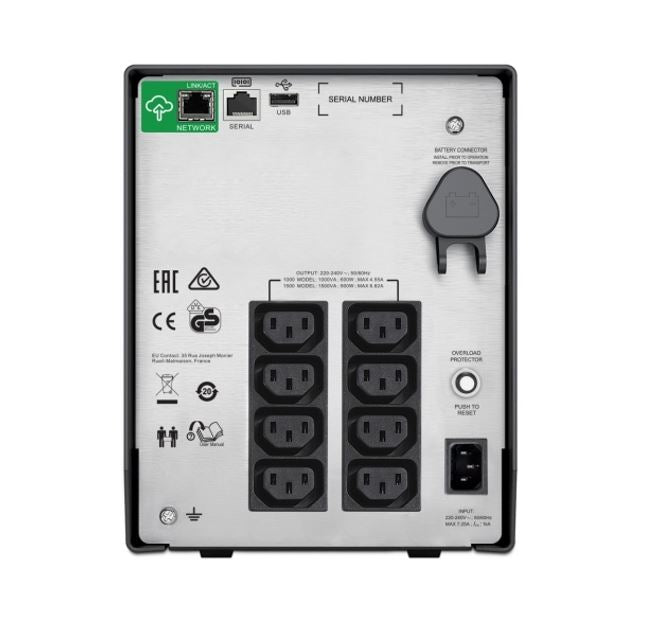 APC Smart-UPS C 1000VA/600W Line Interactive UPS, Tower, 230V/10A Input, 8x IEC image 2