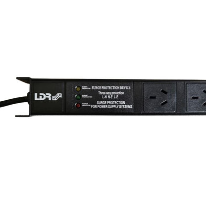 LDR 10-Port 10A Power Distribution Unit AU Approved - 10x 3-Pin AU/NZ Outlets/Sl image 1