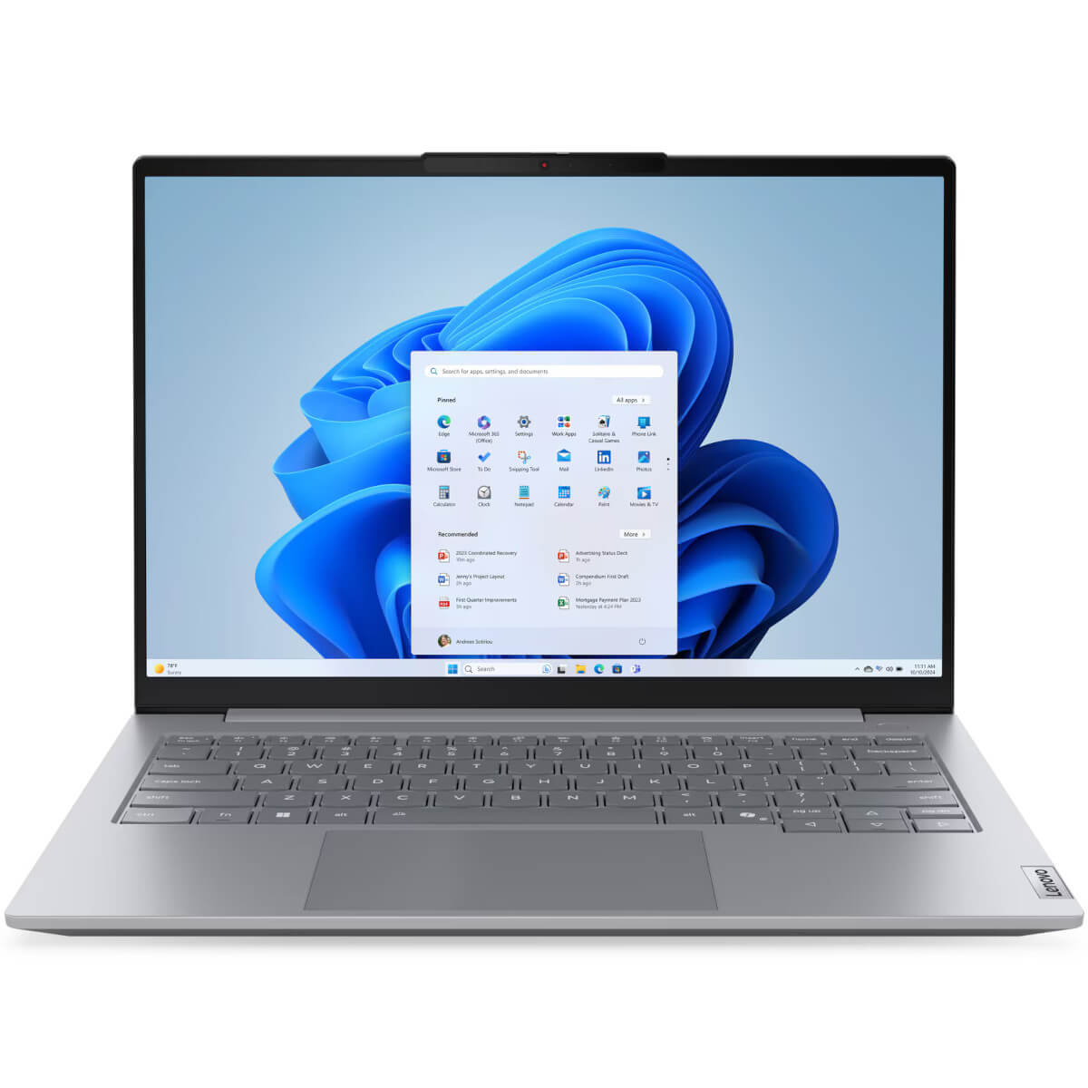 Lenovo ThinkBook 14 G8, C7-240H, 16GB, 512GB SSD, 14" WUXGA, Win 11 Pro, 1 Yr image 0