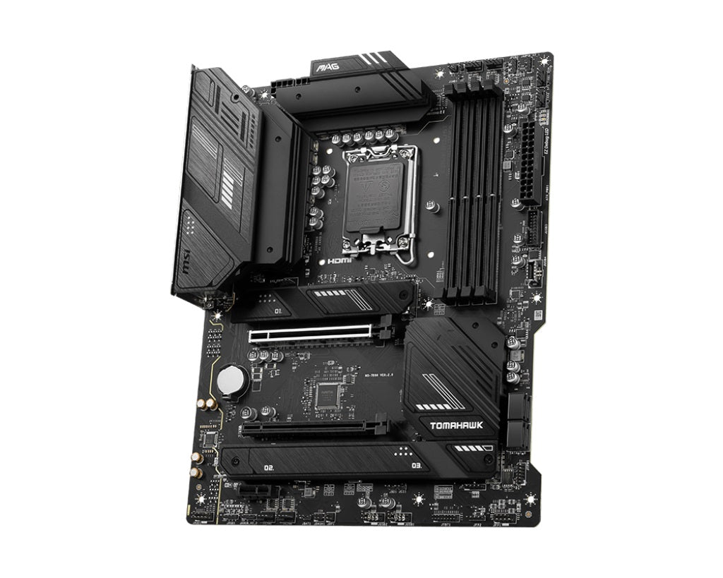 MSI MAG B760 TOMAHAWK WIFI ATX Motherboard, 4x DDR5~192GB, 2x PCI-E x 16, 1x PCI image 2