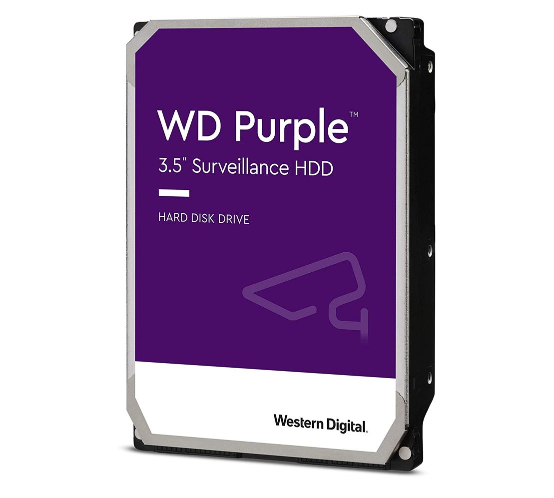 Western Digital WD Purple 1TB 3.5' Surveillance HDD 5400RPM 64MB SATA3 110MB/s 1 image 0