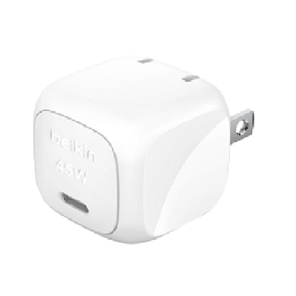 Belkin BoostCharge Compact USB-C PD Wall Charger with PPS 45W - White (WCA013auW image 0