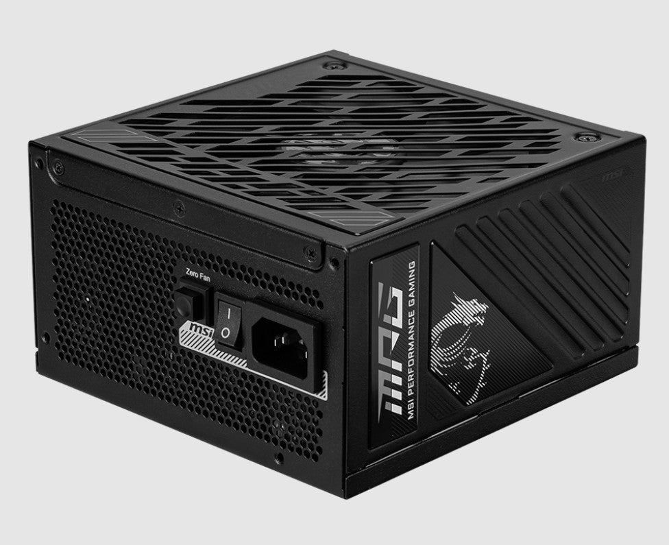 MSI MAG A1250GS PCIE5 ATX Power Supply Unit, 80 PLUS Gold, Fully modular flat ca image 1