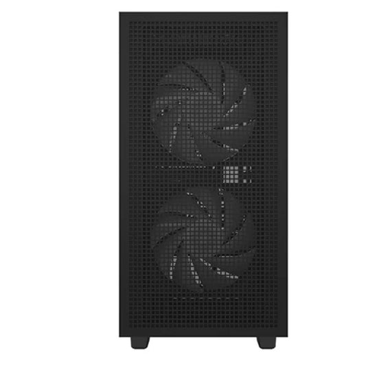 DeepCool CH360 Black Micro ATX Case, Tempered Glass Window, 1x USB 3.0, 1x USB-C image 1