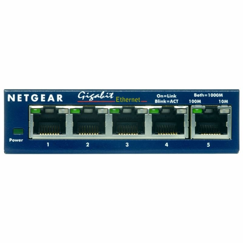 Netgear GS105 5-Port 10/100/1000 Switch image 0