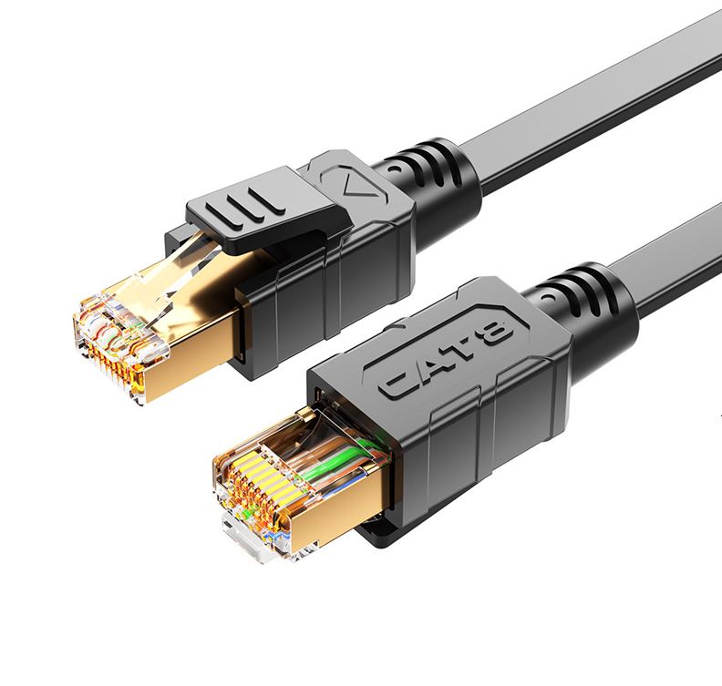 8Ware CAT8 Cable 0.5m (50cm) - Grey Color RJ45 Ethernet Network LAN UTP Patch Co image 0