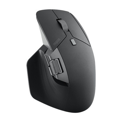 RAPOO MT760L BLACK Multi-mode Wireless Mouse -Switch between Bluetooth  5.0 and image 1