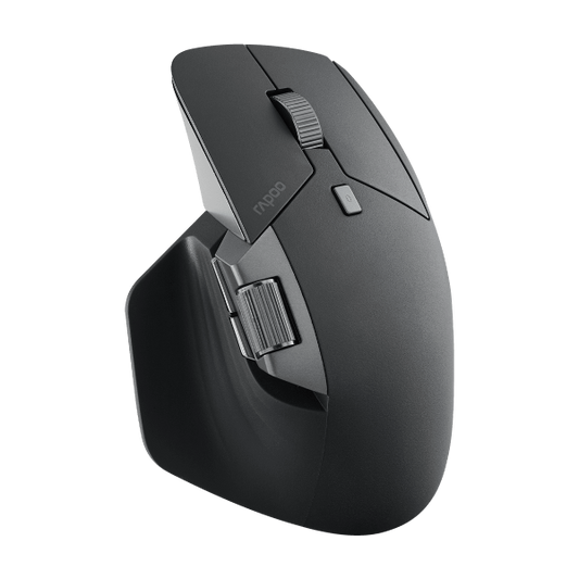 RAPOO MT760L BLACK Multi-mode Wireless Mouse -Switch between Bluetooth  5.0 and image 1