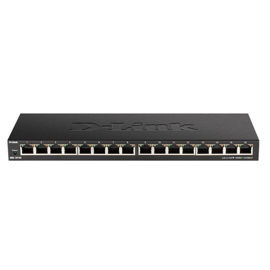 D-Link DGS-1016S 16-Port Low Profile Gigabit Unmanaged Switch (Metal Housing) image 0