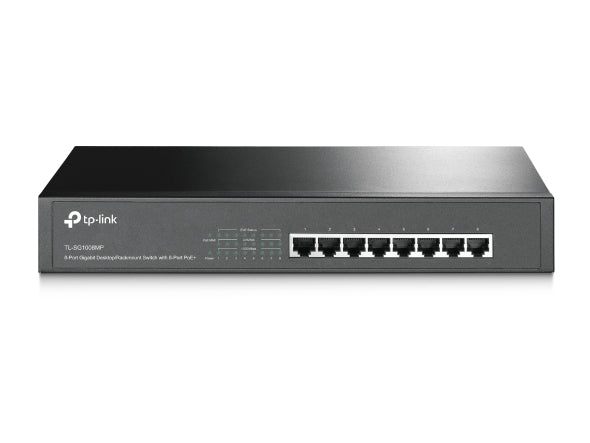 TP-Link TL-SG1008MP 8-Port Gigabit Desktop/Rackmount Switch with 8-Port PoE+ (Re image 1