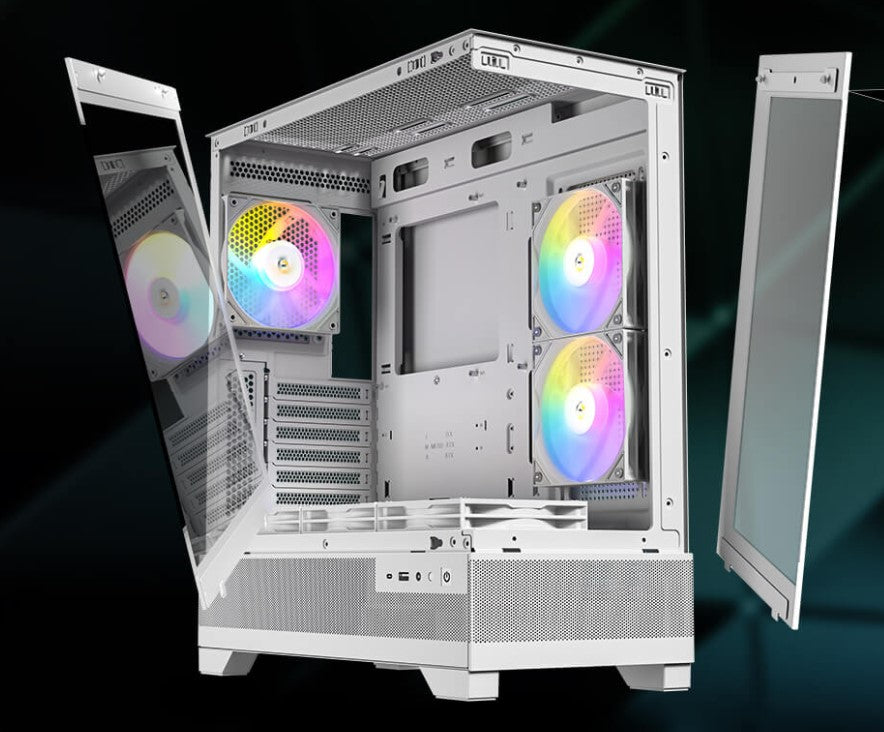Antec CX700 ARGB White, ATX, USB 3.0 and Type-C 3.2 Gen 2,  Tool Free Panels, Ve image 0