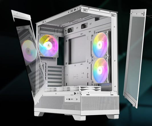 Antec CX700 ARGB White, ATX, USB 3.0 and Type-C 3.2 Gen 2,  Tool Free Panels, Ve image 0