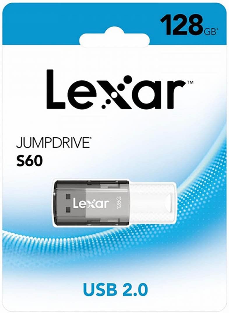 Lexar S60 128GB JumpDrive® USB 2.0 Flash Drive provides stylish, high-capacity image 0