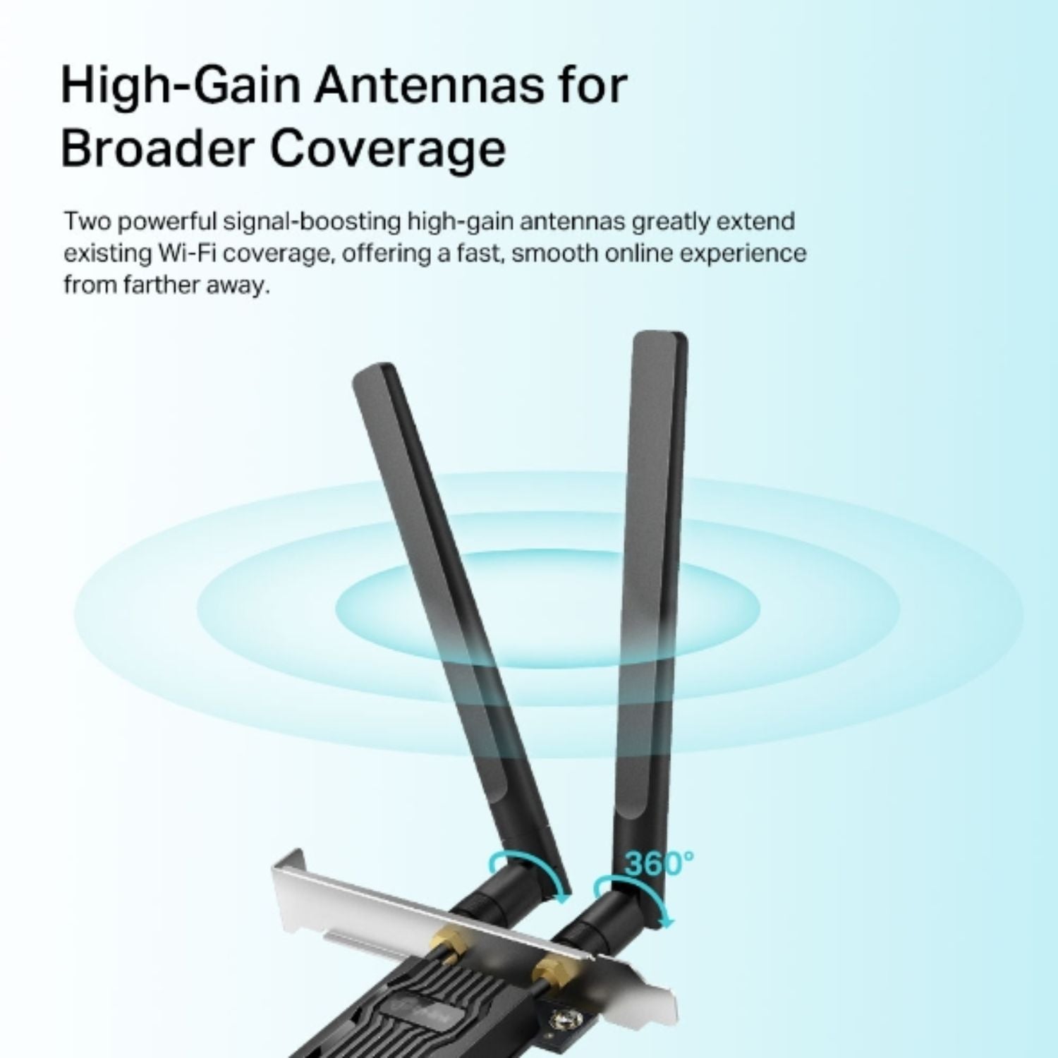 TP-Link Archer TX20E AX1800 Wi-Fi 6 Bluetooth 5.2 PCIe Adapter, 1201Mbps@5GHz, 5 image 2