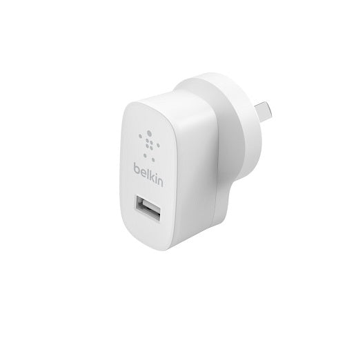 Belkin BoostCharge USB-A Wall Charger (12W) - White(WCA002auWH),Compatible with image 0