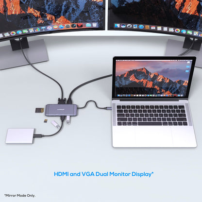 mbeat®  Elite X9 9-in-1 Multifunction USB-C Docking Station 1x HDMI, 1x VGA 1x image 3
