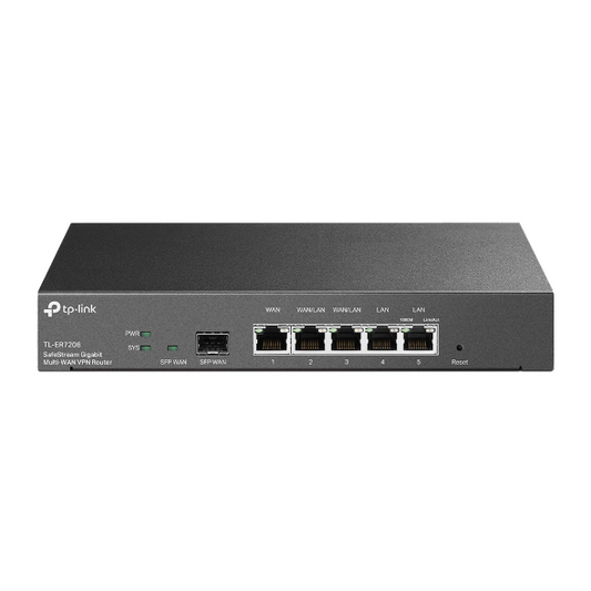 TP-Link TL-ER7206 Omada SafeStream Gigabit Multi-WAN VPN Router, 4 WAN Ports: 1 image 0