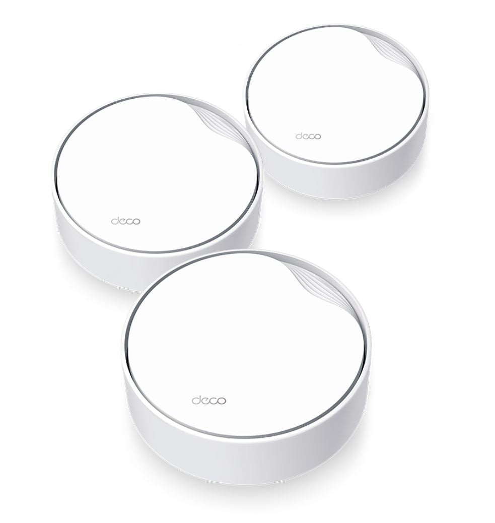 TP-Link Deco X50-PoE(3-pack) AX3000 Whole Home Mesh WiFi 6 System with PoE image 0
