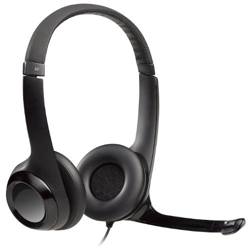 Logitech H390 USB Headset Adjustable,USB,2 Years Noise Cancelling Micophone Head image 1
