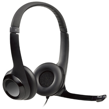 Logitech H390 USB Headset Adjustable,USB,2 Years Noise Cancelling Micophone Head image 1