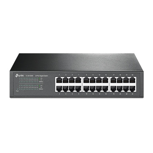 TP-Link TL-SG1024D 24-Port Gigabit Desktop/Rackmount Unmanaged Switch energy-eff image 0