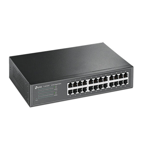 TP-Link TL-SG1024D 24-Port Gigabit Desktop/Rackmount Unmanaged Switch energy-eff image 1