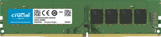 Crucial 16GB (1x16GB) DDR4 UDIMM 3200MHz CL22 1.2V Unbuffered Desktop PC Memory image 0
