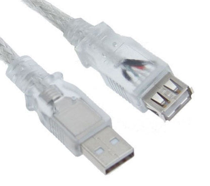 Astrotek USB 2.0 Extension Cable 5m - Type A Male to Type A Female Transparent C image 0