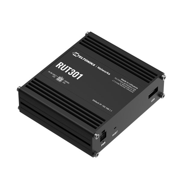 Teltonika RUT301 Industrial Ethernet Router, Rugged Industrial Ethernet Router, image 1
