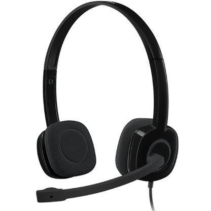 Logitech H151 Stereo Headset Light Weight Adjustable Headphones with Microphone image 0