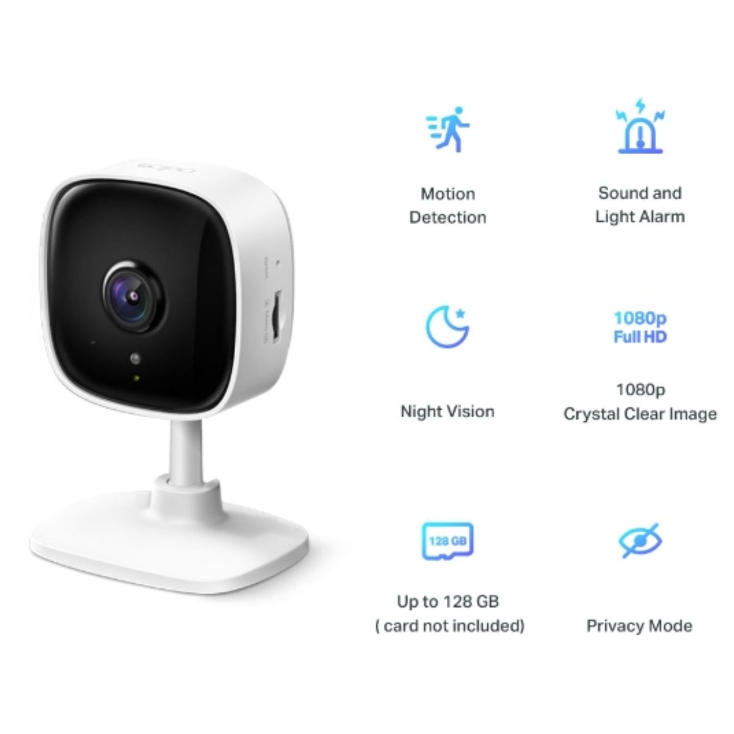 TP-Link TC60 Home Security Wi-Fi Camera, 1080P Full HD, Two-Way Audio, Sound & L image 3